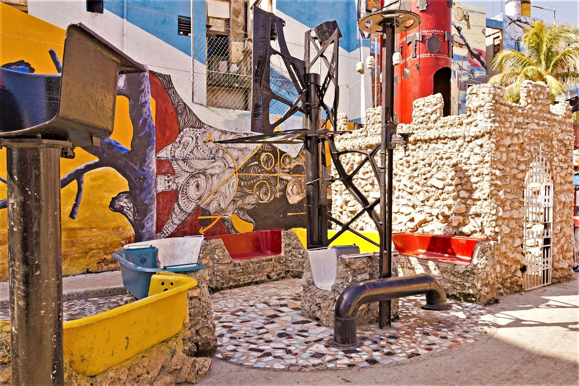 Graffiti Cellejon de Hamel , Hawana, Kuba
