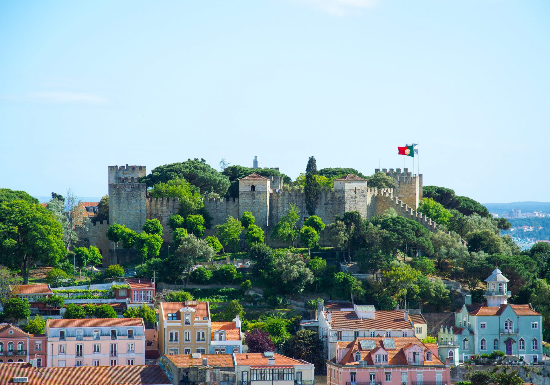 Zamek Świętego Jerzego, Lizbona, Portugalia