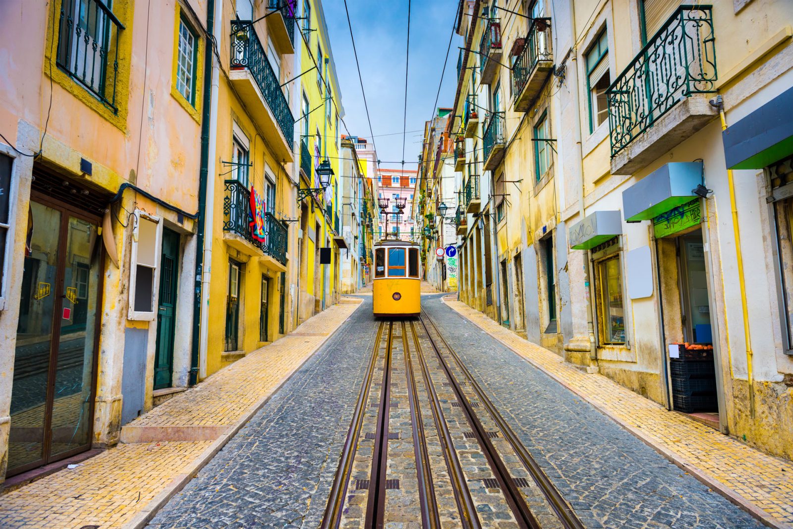 tramwaj w Lizbonie, stare miasto