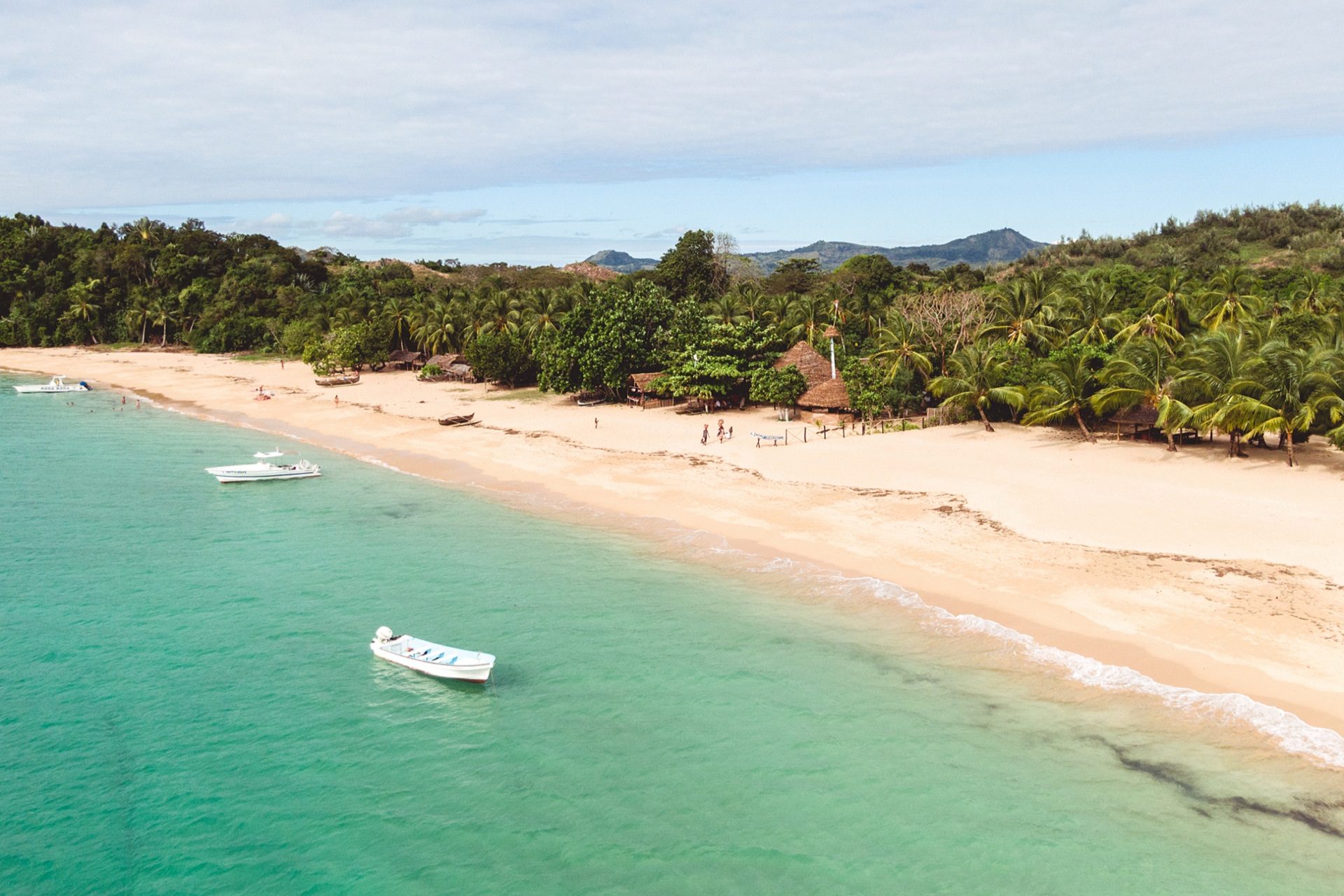 Plaża na Nosy Be na Madagaskarze