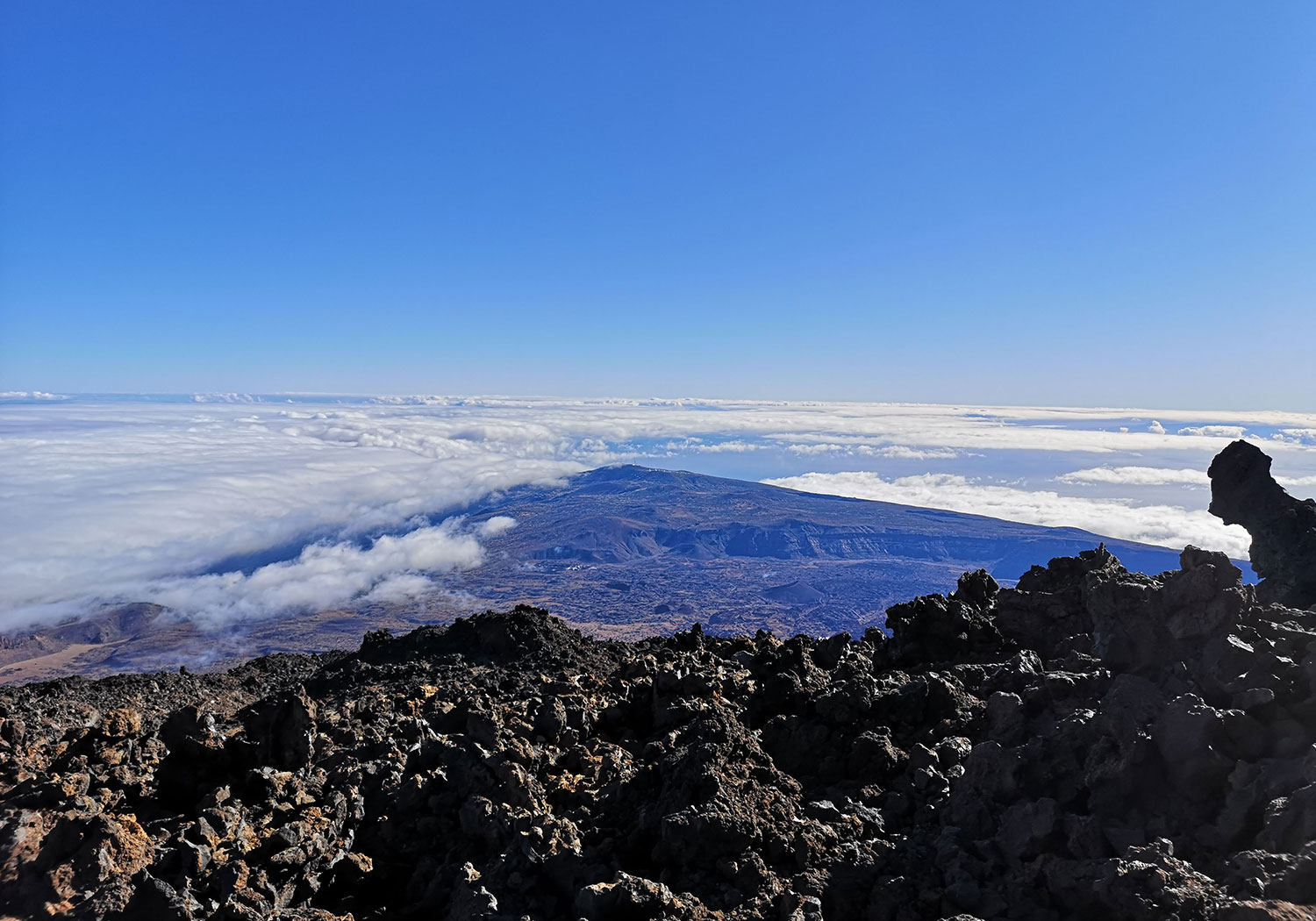 Widoki ze szczytu Teide