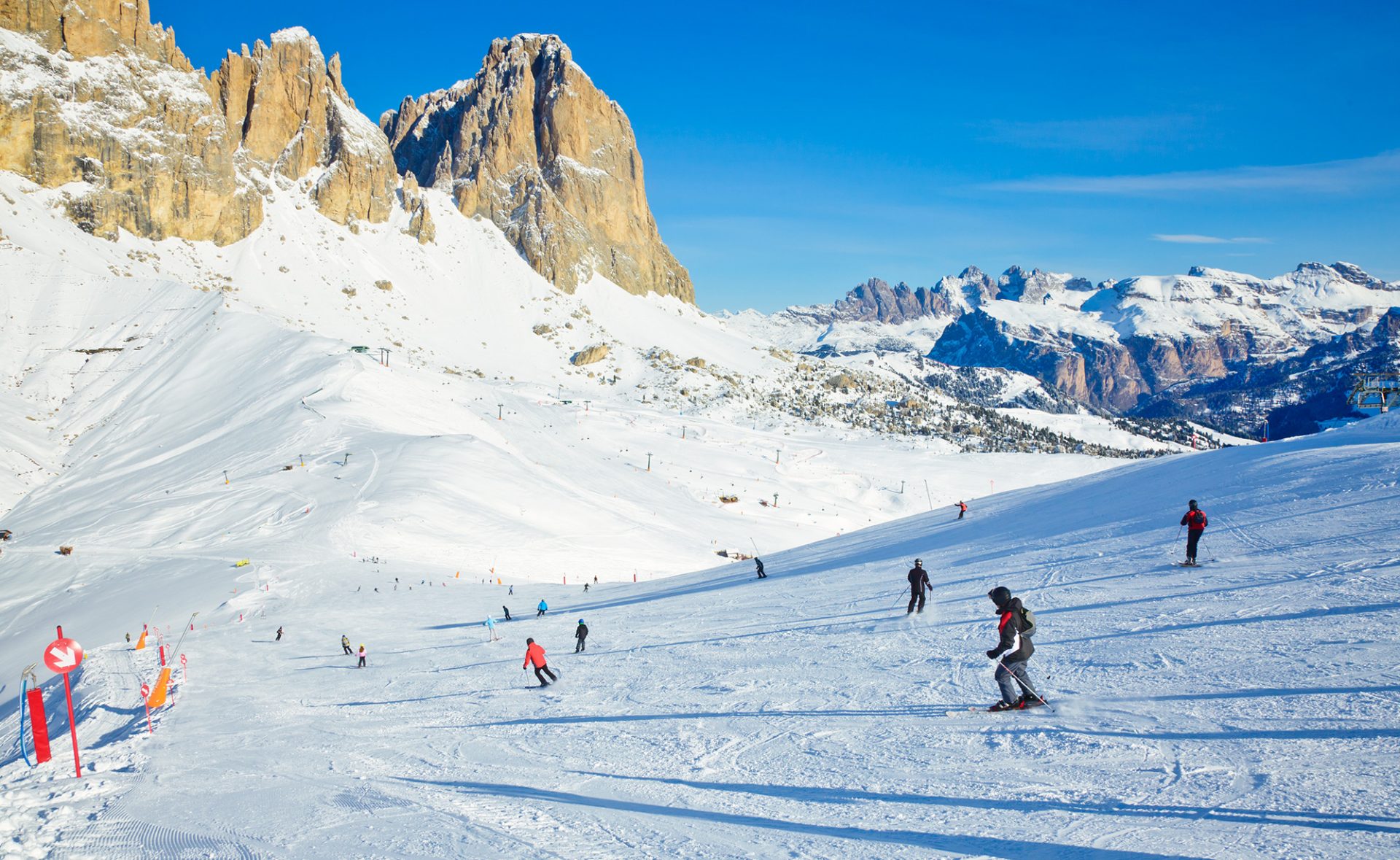 Narty w Dolomitach Włochy sezon narciarski