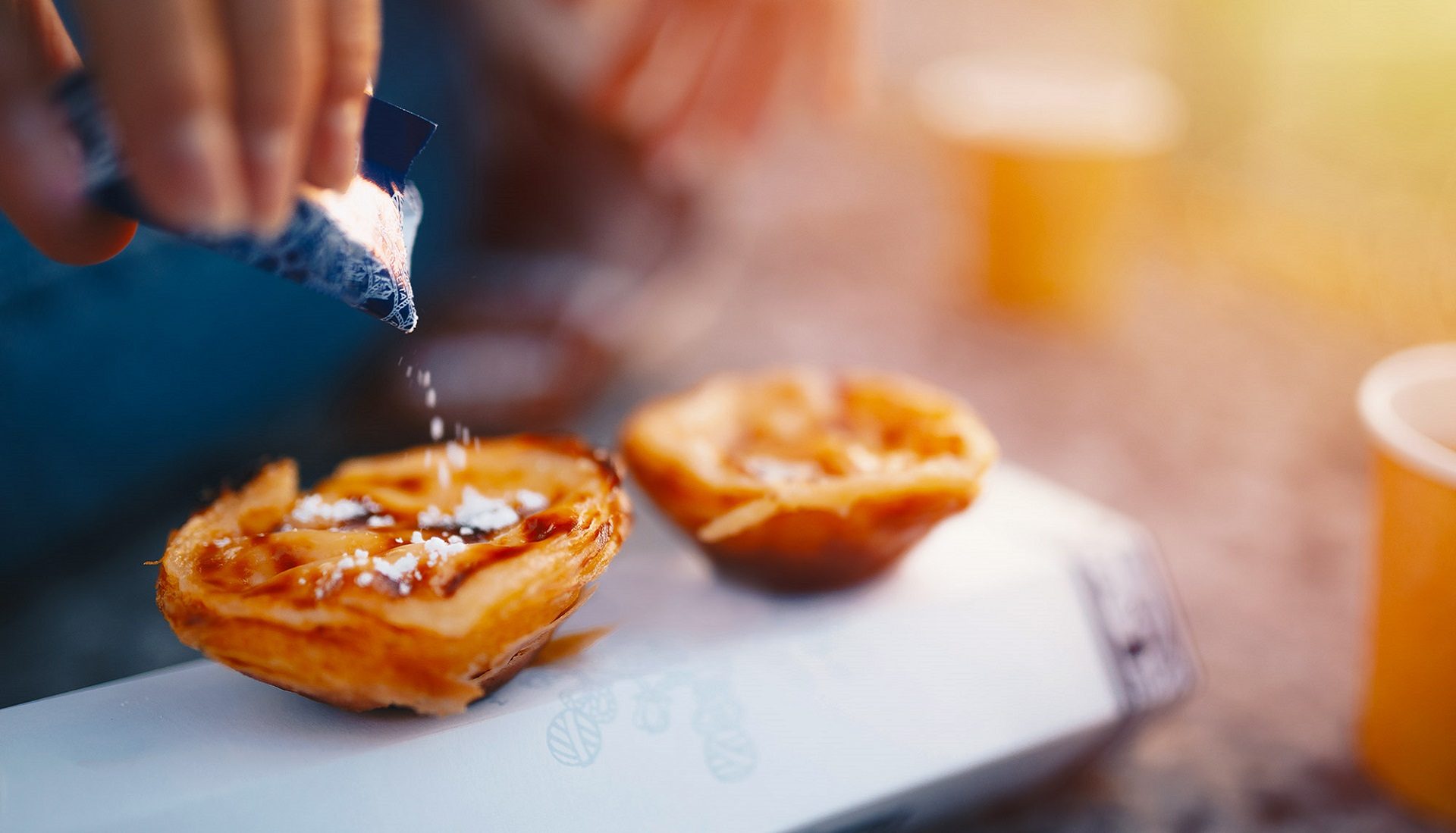 pyszne kruche ciasteczka pasteis de belem portugalskie