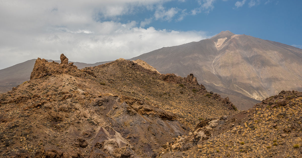 Krajobraz Parku Narodowego Teide na Teneryfie