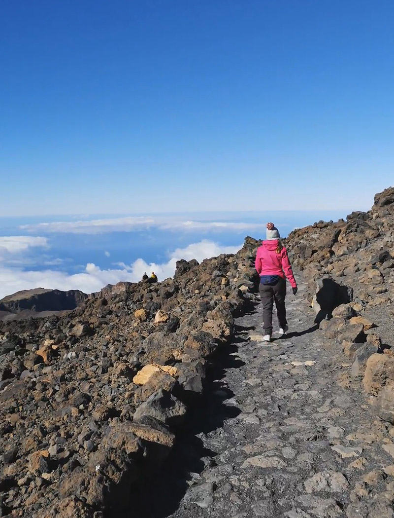 Spacer po Teide