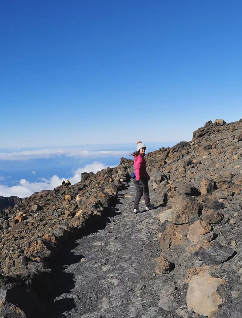 Spacer po Teide