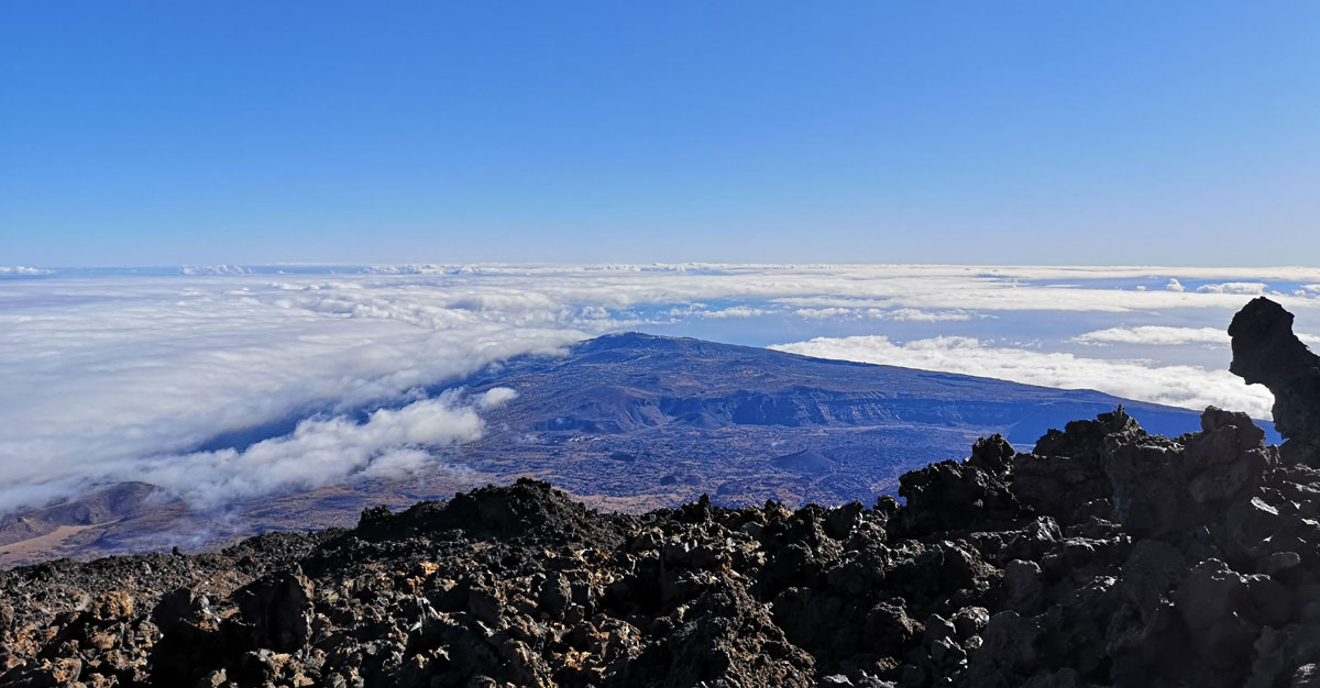 Krajobraz Parku Narodowego Teide na Teneryfie