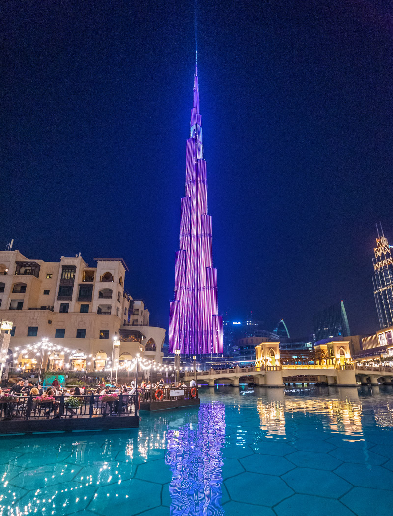 Widoki z Burj Khalifa, Zjednoczone Emiraty Arabskie