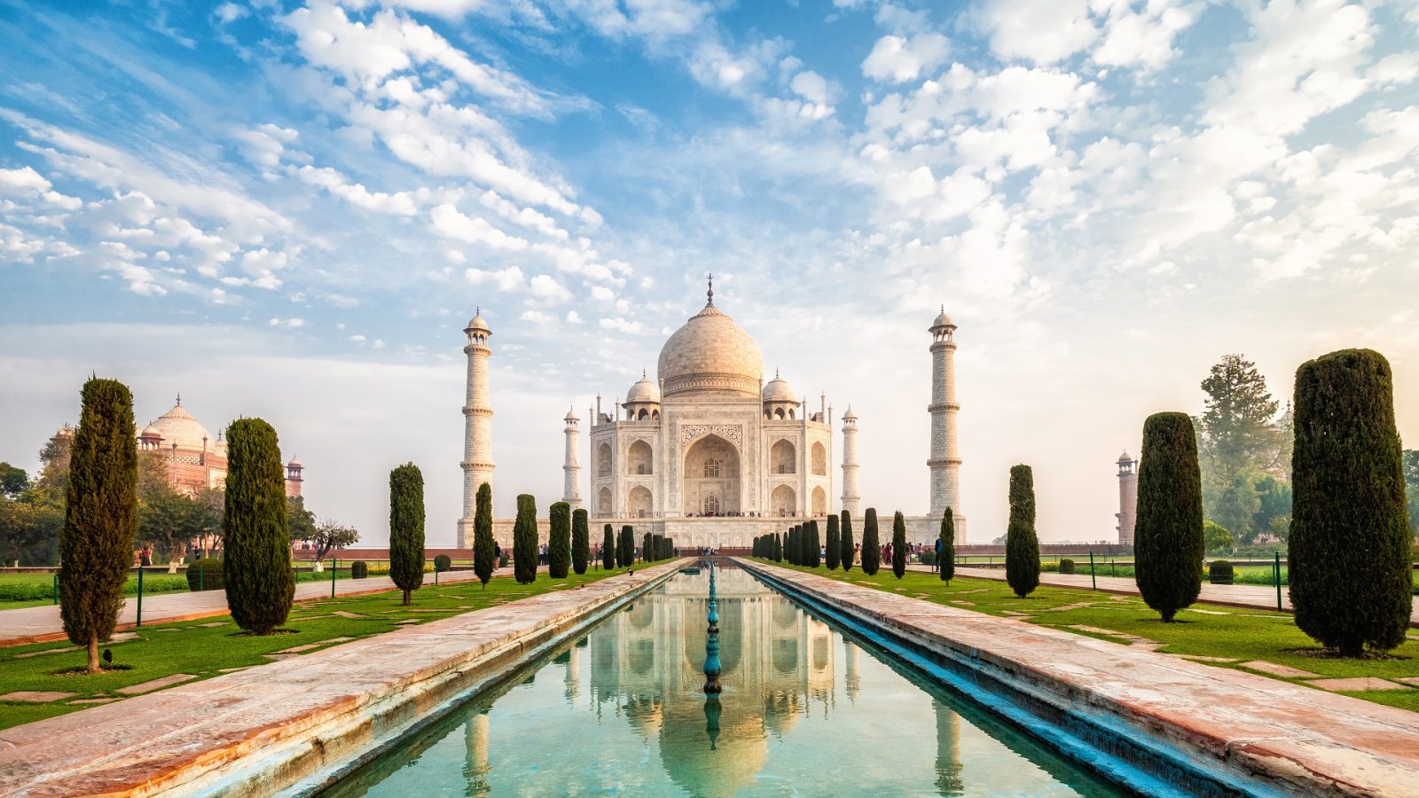 Mauzoleum Tadż Mahal w Agrze w Indiach