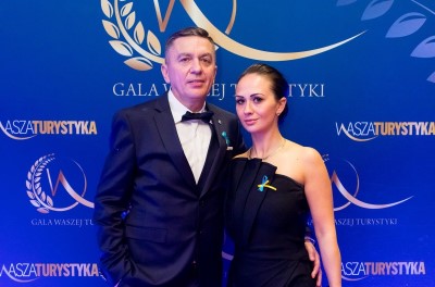 Piotr Henicz z żoną