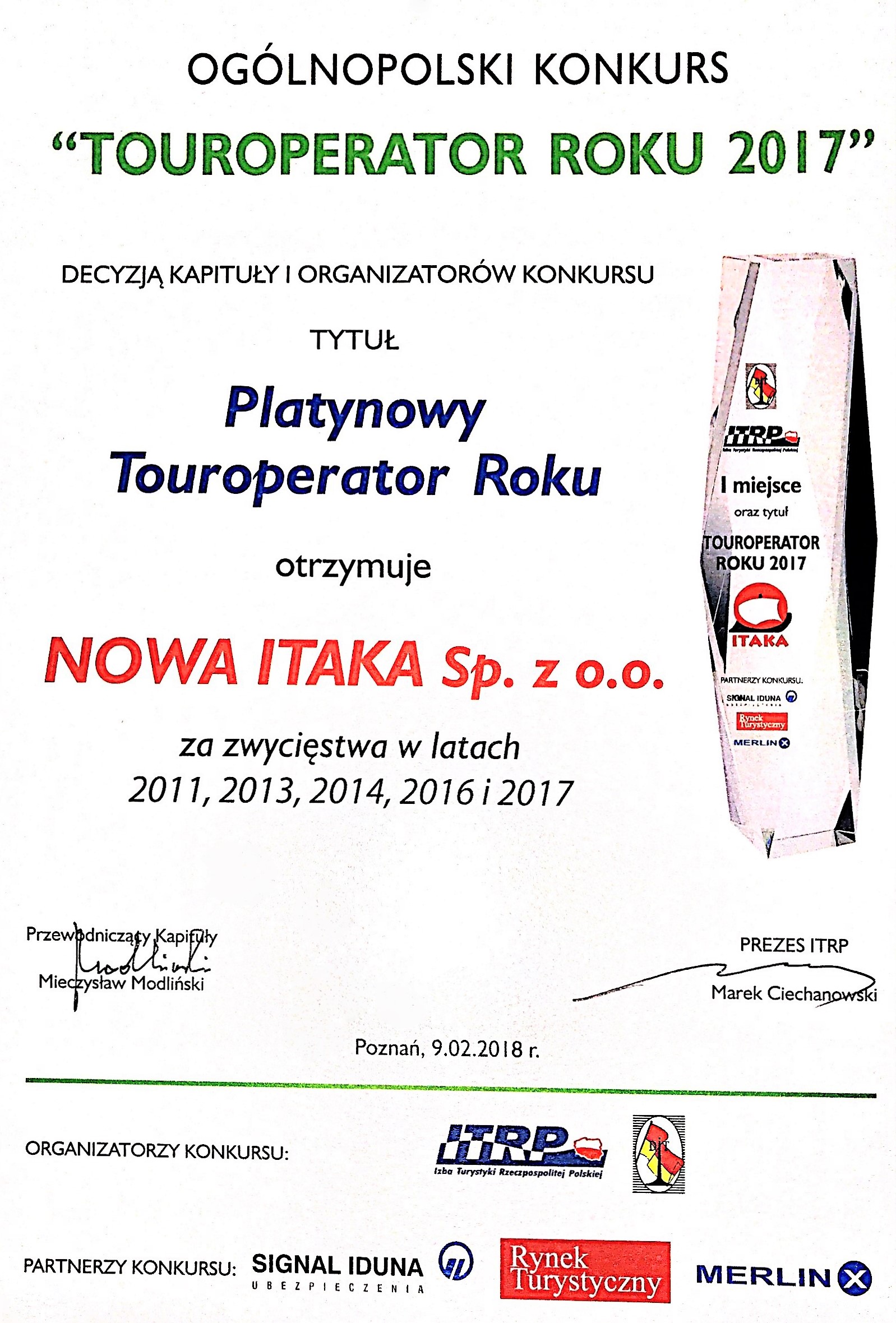 Nagrody I Wyroznienia Itaka